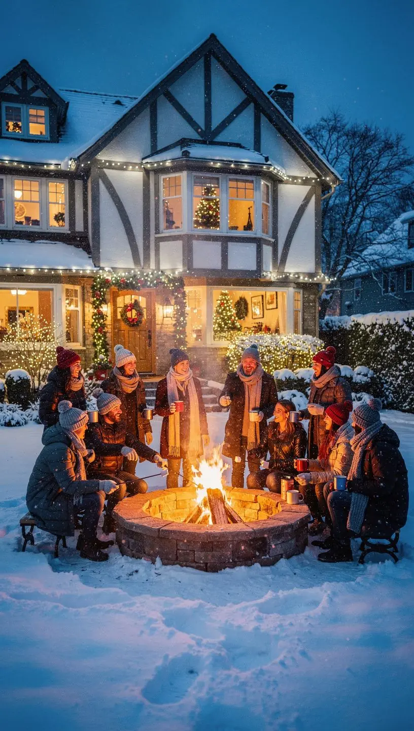 Спальня в тюдоровском доме с уютной атмосферой и историческими акцентами.